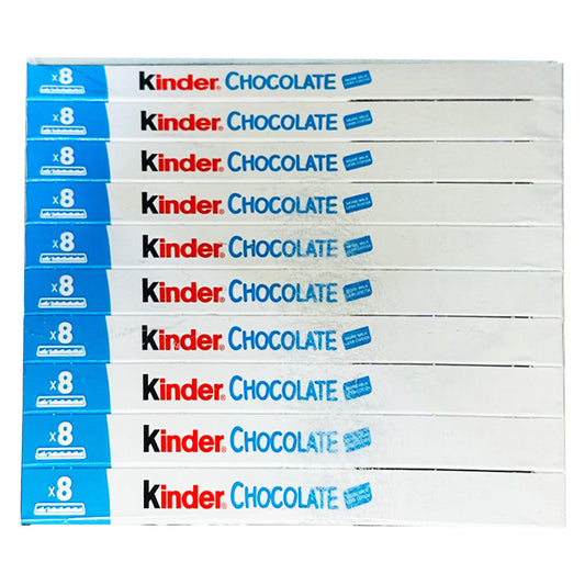 Kinder Chocolate Bars - Perfect Treat for All Ages (Pack of 10)