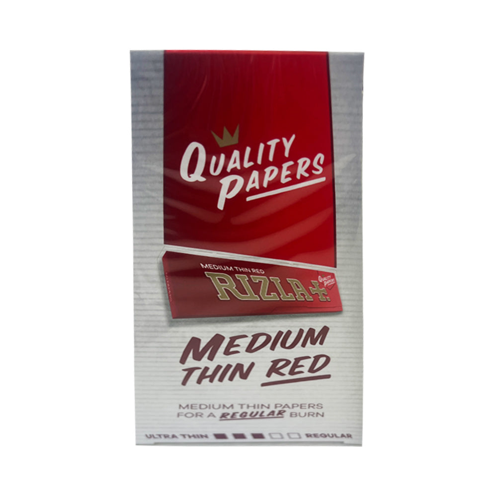 Rizla Medium Thin Red King Size Rolling Papers: The Reliable Choice for Everyday Rolling