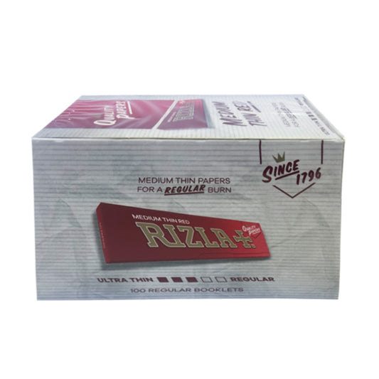 Rizla Medium Thin Red King Size Rolling Papers: The Reliable Choice for Everyday Rolling