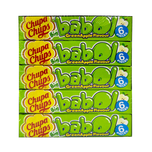 Chupa Chups Big Babol Green Apple Bubble Gum (20x27,6g)