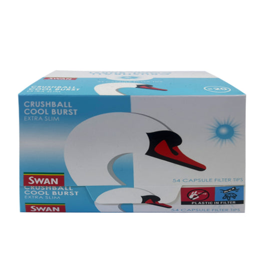 Swan Cool Burst Crushball Extra Slim Filter Tips (20 pack)