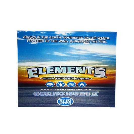 Elements Connoisseur King Size Slim: The Ultimate Smoking Experience (Pack of 24)