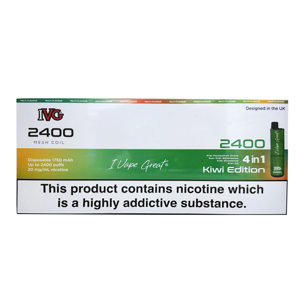 IVG 2400 Puffs Disposable Vape Pack of 5