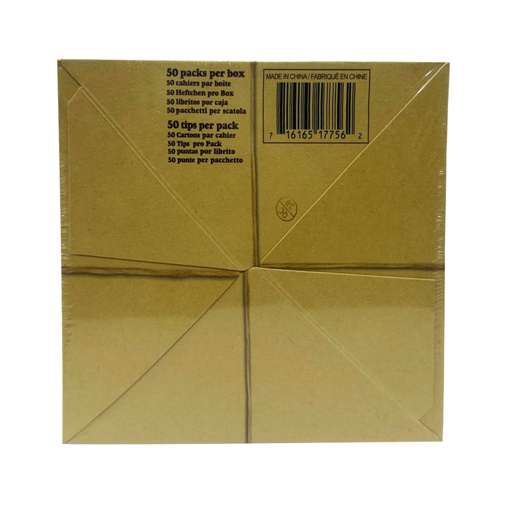 RAW Authentic Perforated Wide Filter Tips (50 per Box)