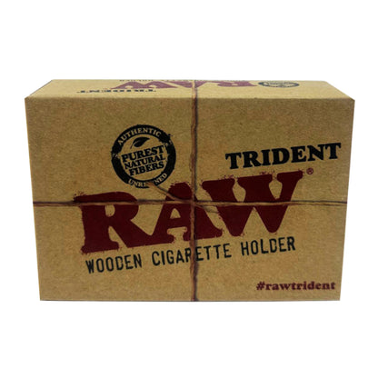 RAW Trident Wooden Multi-Cigarette Holder (Holds 3)