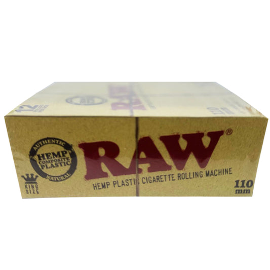 RAW 110 mm Hemp Plastic Rolling Machine (12 Pack)
