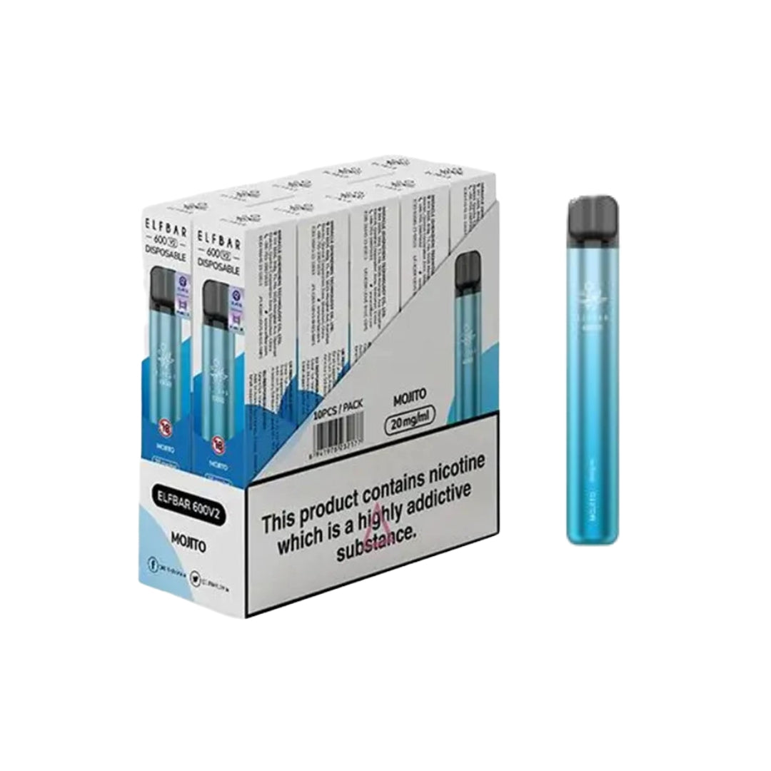 ELF BAR 600 Disposable Vape - 20mg (Pack of 10)