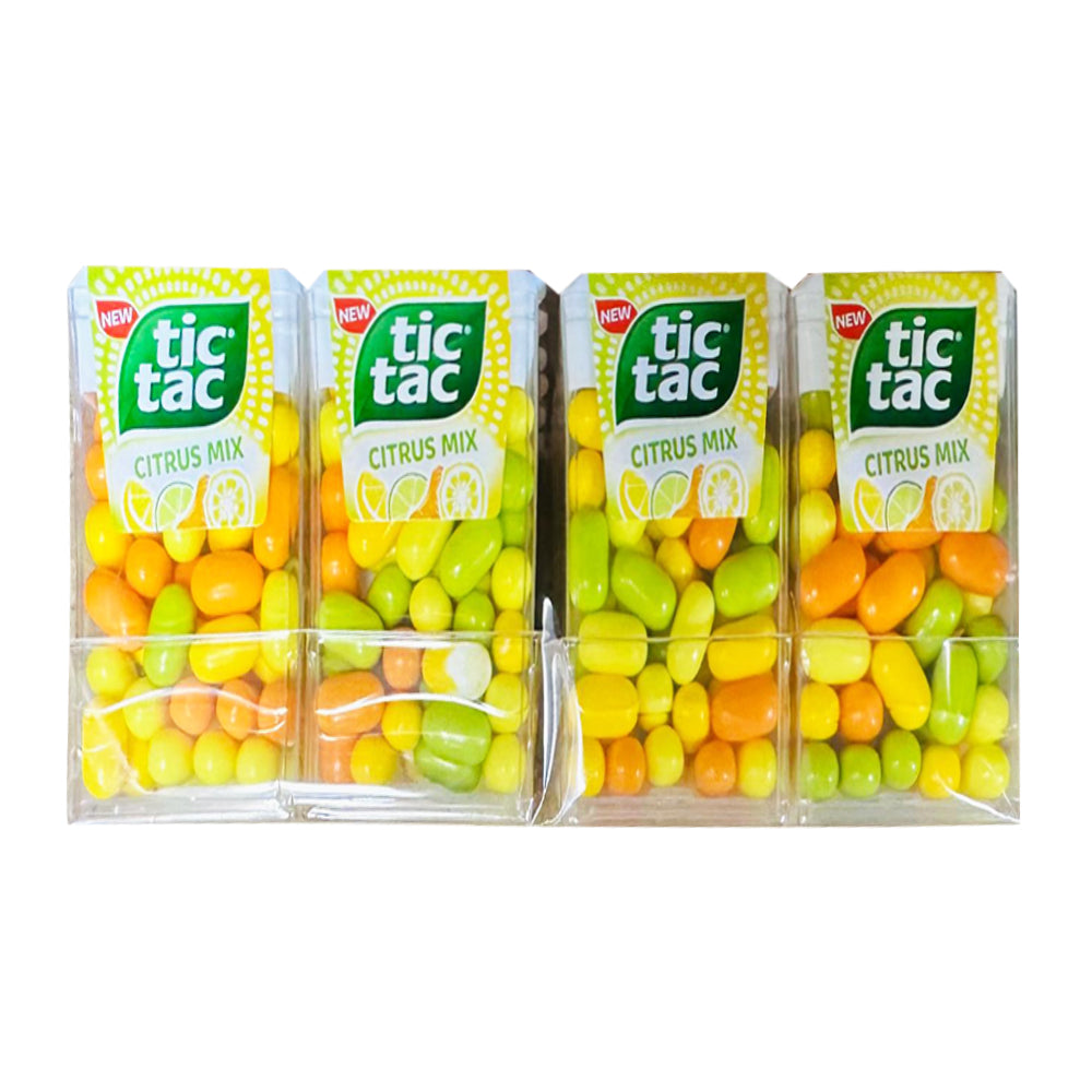 Tic Tac: On-The-Go refreshment with your favourite flavour candy ( 24x18g)