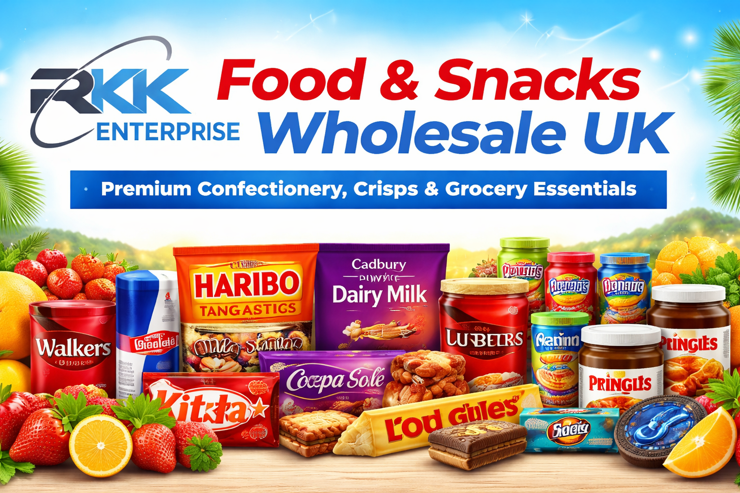 Food & Snacks Wholesale UK | Premium Confectionery, Crisps & Grocery Essentials