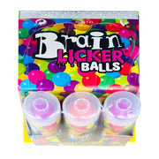 Intense Flavor Fun: Brain Licker Balls for a Tongue-Tingling Experience (Pack of 12)