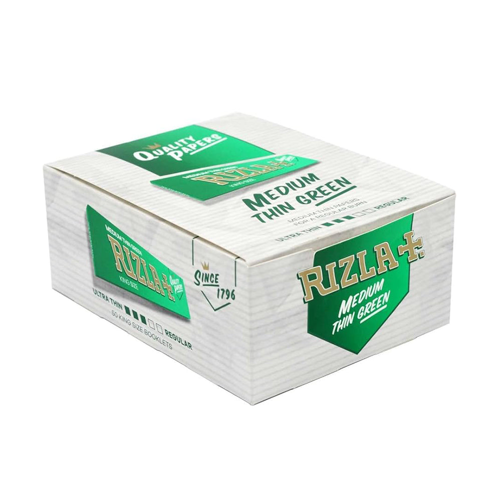 Rizla Green King Size Super Slim 50 Booklets Rolling Papers – RKK ...