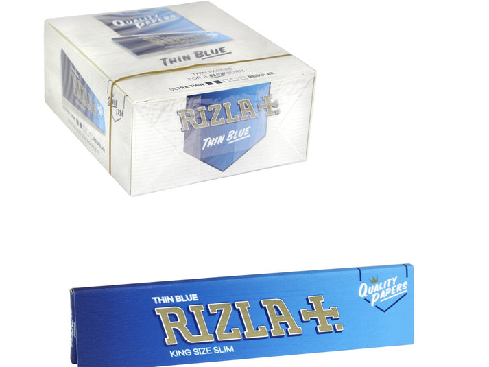 Rizla Blue King Size Super Slim 50 Booklets Rolling Papers