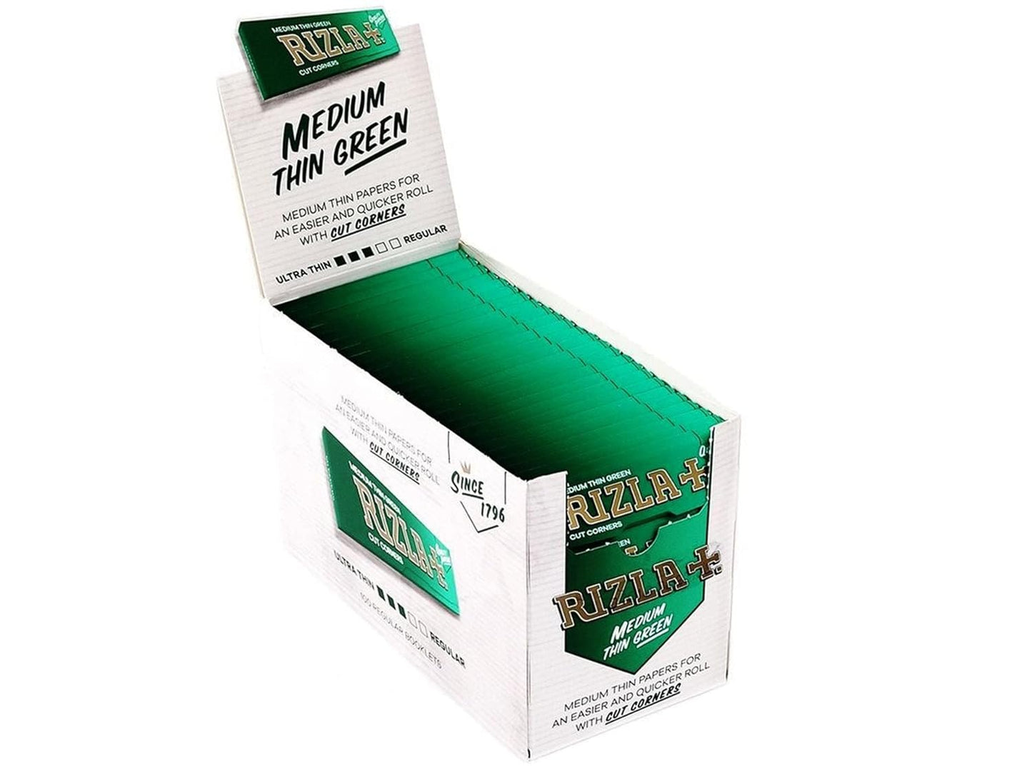 Rizla Green Standard Rolling Papers (Pack of 100)