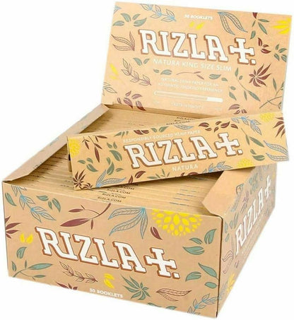 Rizla Natura King Size Super Slim 50 Booklets Rolling Papers