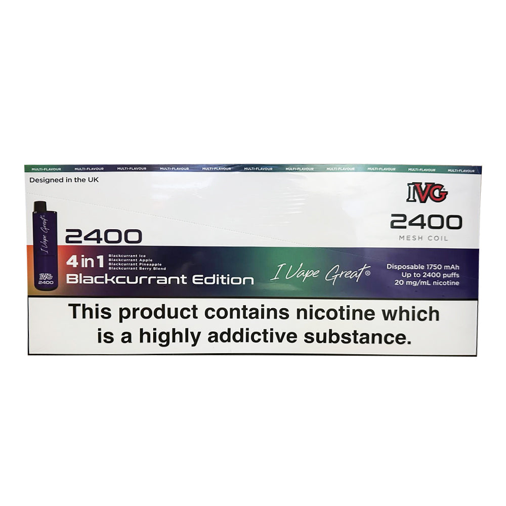 IVG 2400 Puffs Disposable Vape Pack of 5