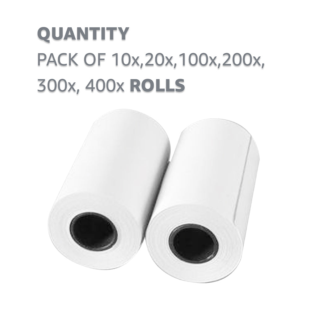 VIROSA Premium 57 x 40 mm Thermal Paper Till Receipt Rolls for PDQ Credit Card Machines, POS, and EPOS Systems – High-Quality Receipt Paper [Pack of 50]