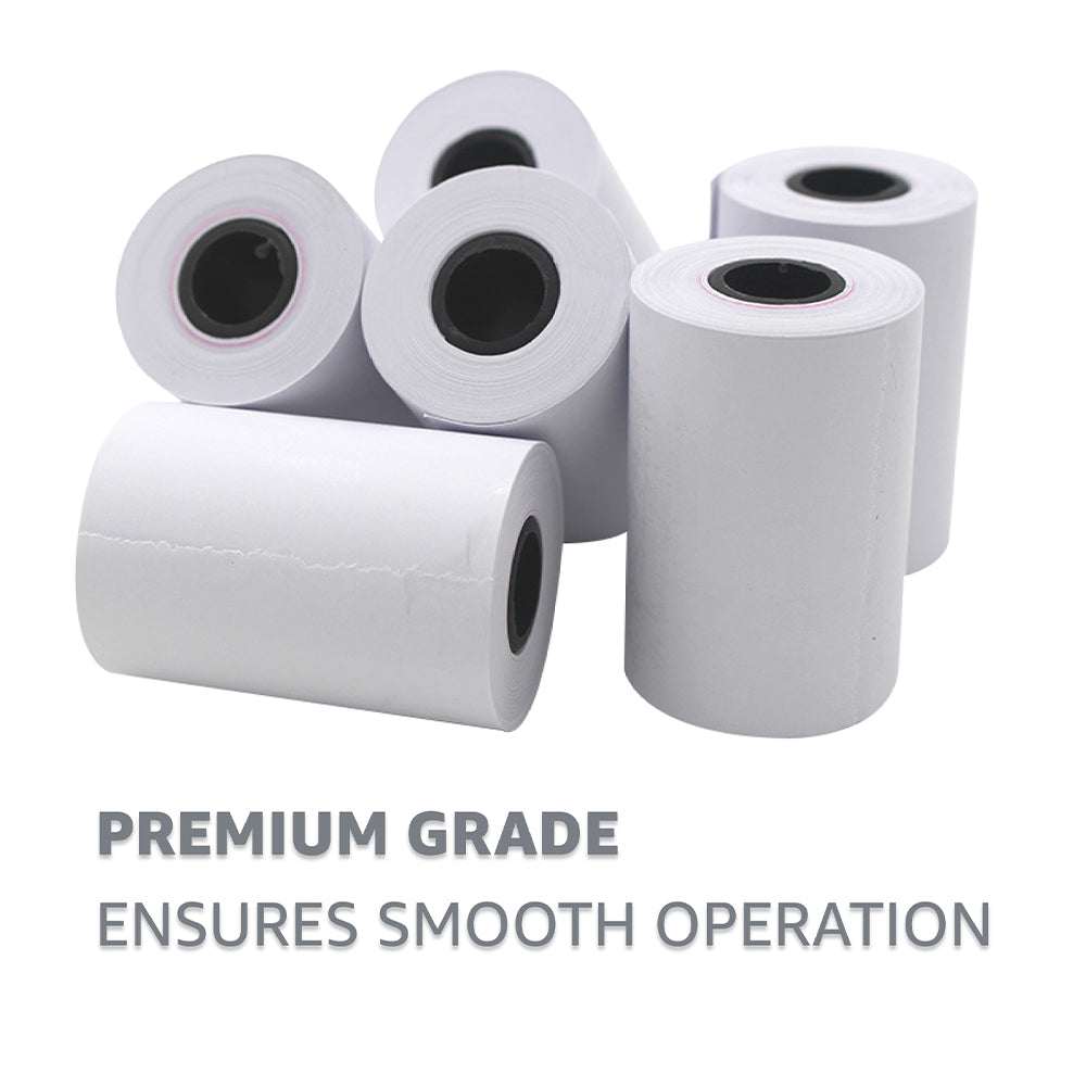 VIROSA Premium 57 x 40 mm Thermal Paper Till Receipt Rolls for PDQ Credit Card Machines, POS, and EPOS Systems – High-Quality Receipt Paper [Pack of 50]