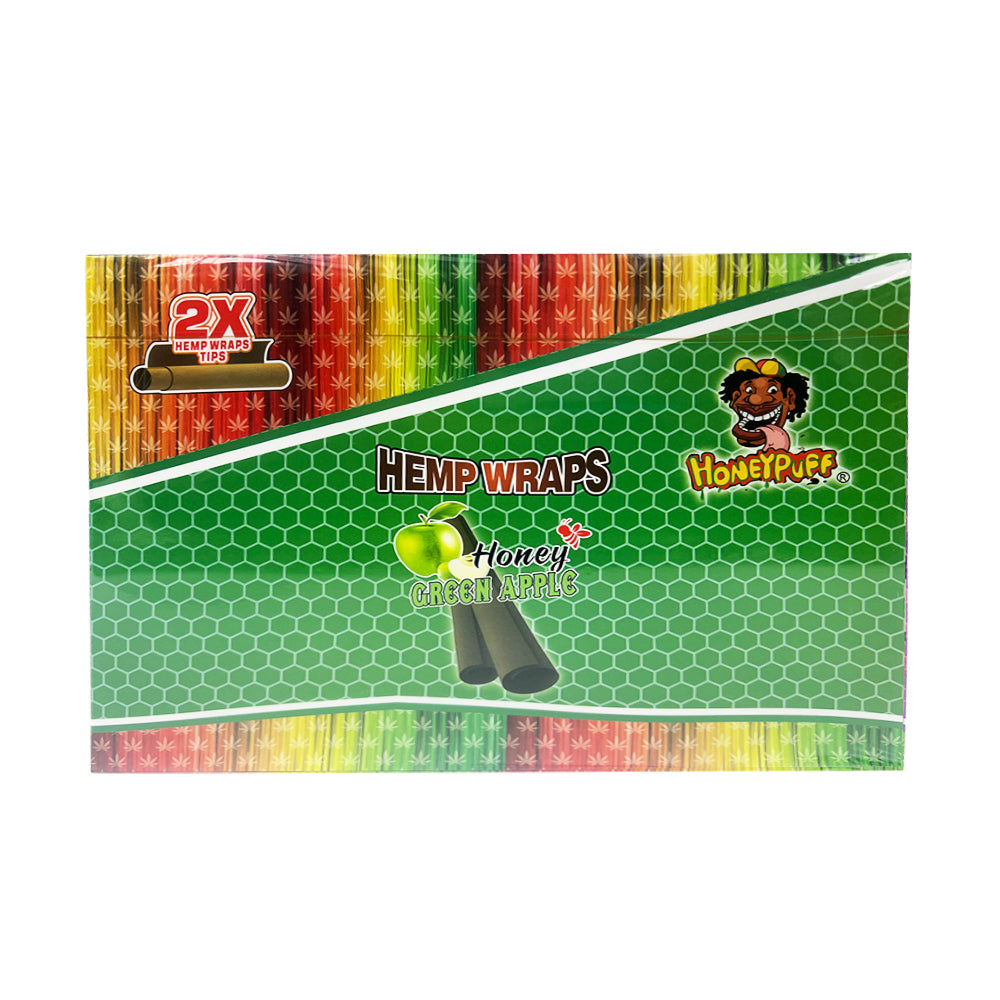 Honeypuff Kingsize Hemp Wraps Flavors - Pack of 25