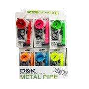 D&K Premium Metal Pipe: Experience Durability and Smooth Smokes Pack of 24