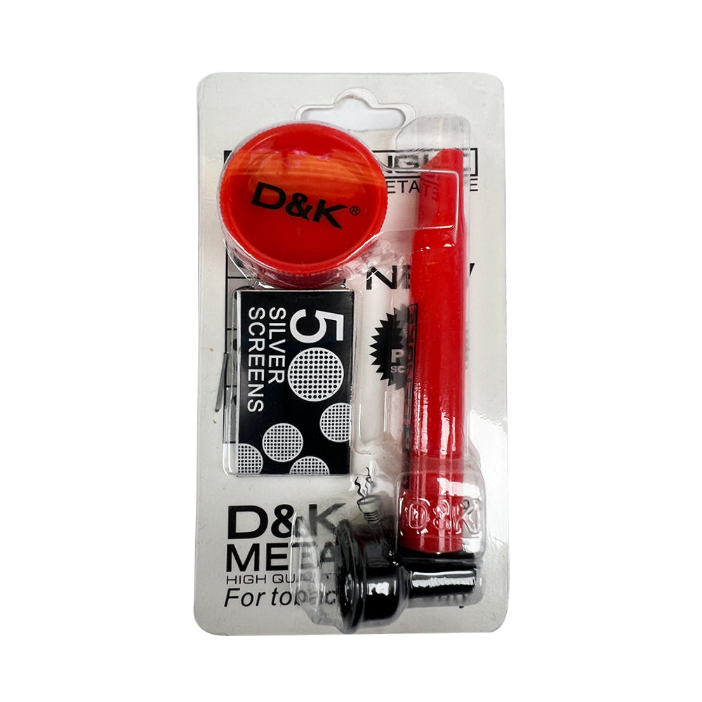 D&K Premium Metal Pipe: Experience Durability and Smooth Smokes Pack of 24