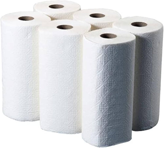 Aspect White 2-Ply Kitchen Roll – 6 Pack