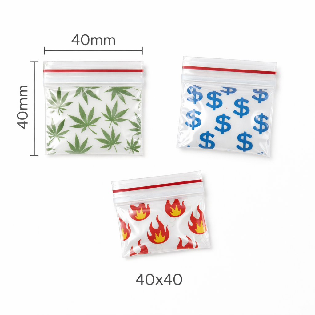 40cm x 40cm Printed Strong and Durable Baggies