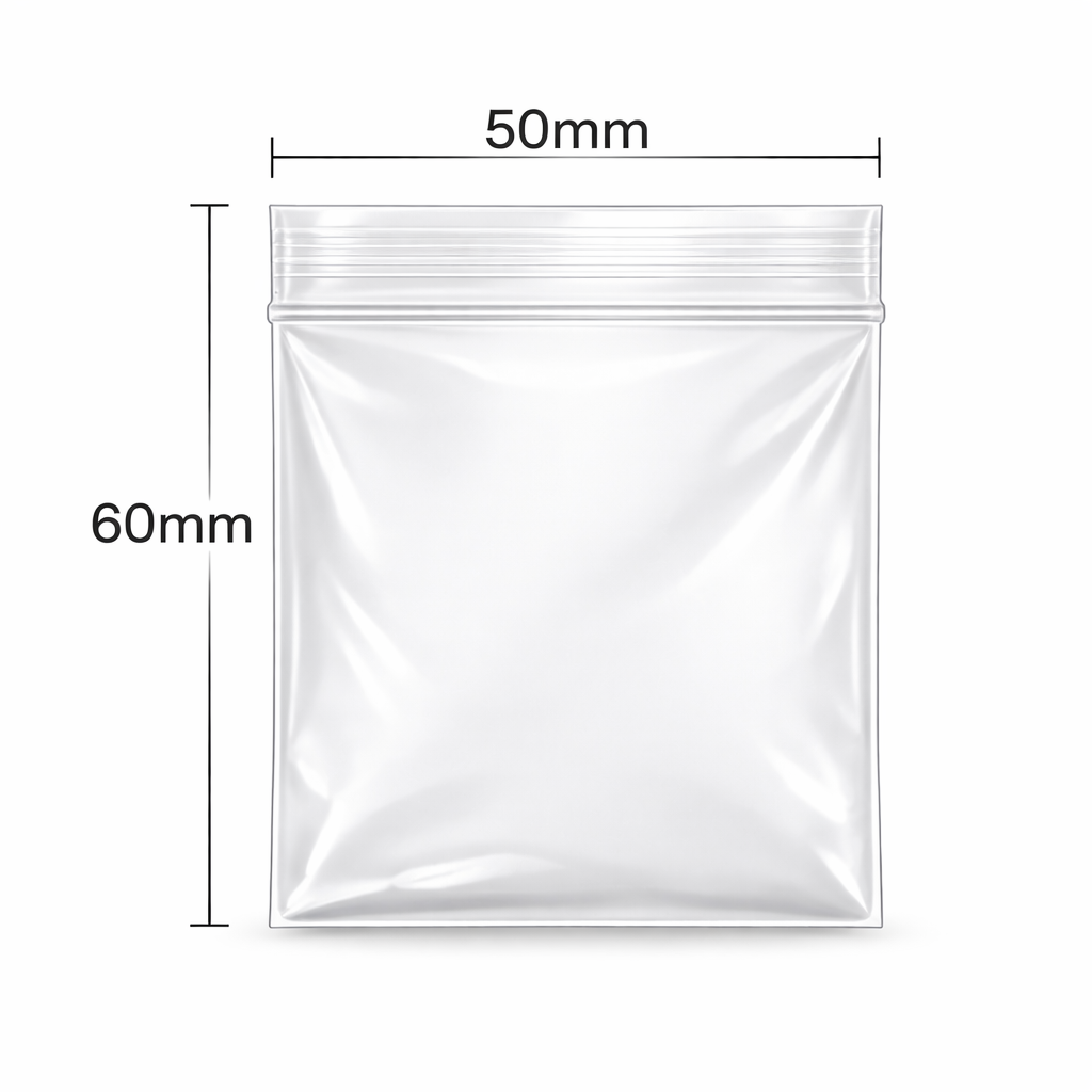 50cm x 60cm Clear Strong and Durable Baggies