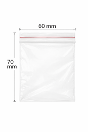 60cm x 70cm Clear Strong and Durable Baggies