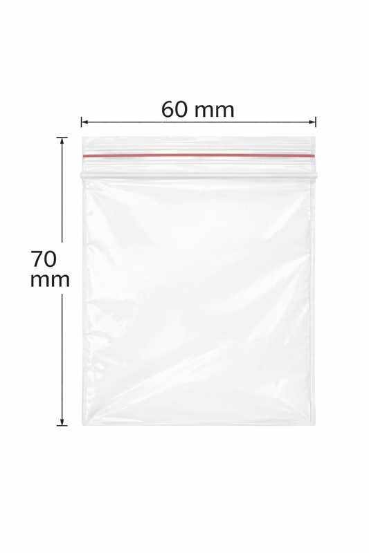 60cm x 70cm Clear Strong and Durable Baggies