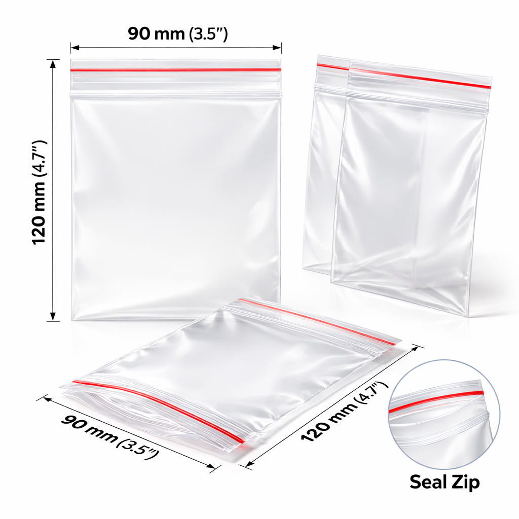 90cm x 120cm Clear Strong and Durable Baggies