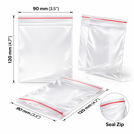 90cm x 120cm Clear Strong and Durable Baggies