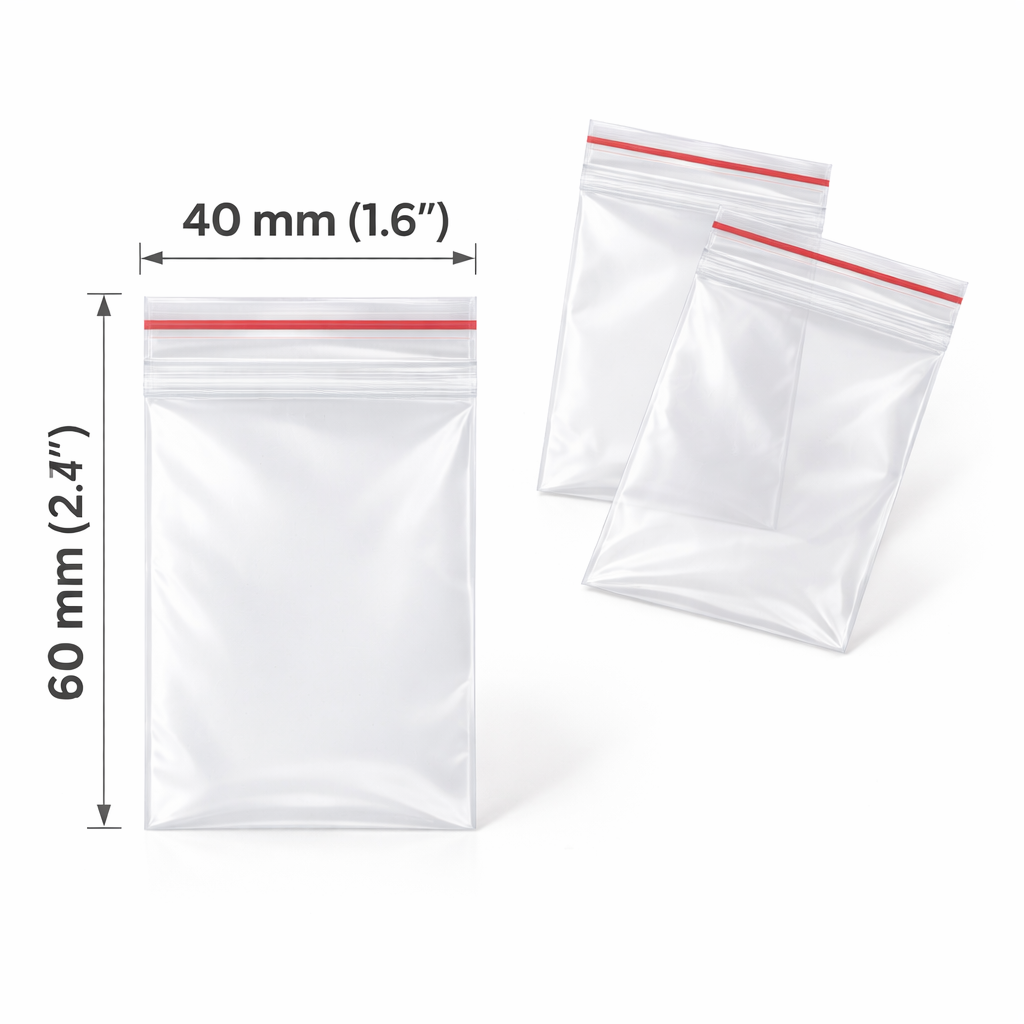40cm x 60cm Plain Strong and Durable Baggies
