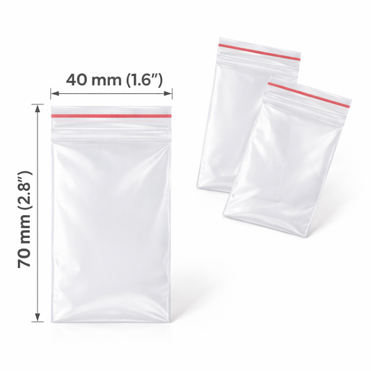 40cm x 70cm Plain Strong and Durable Baggies