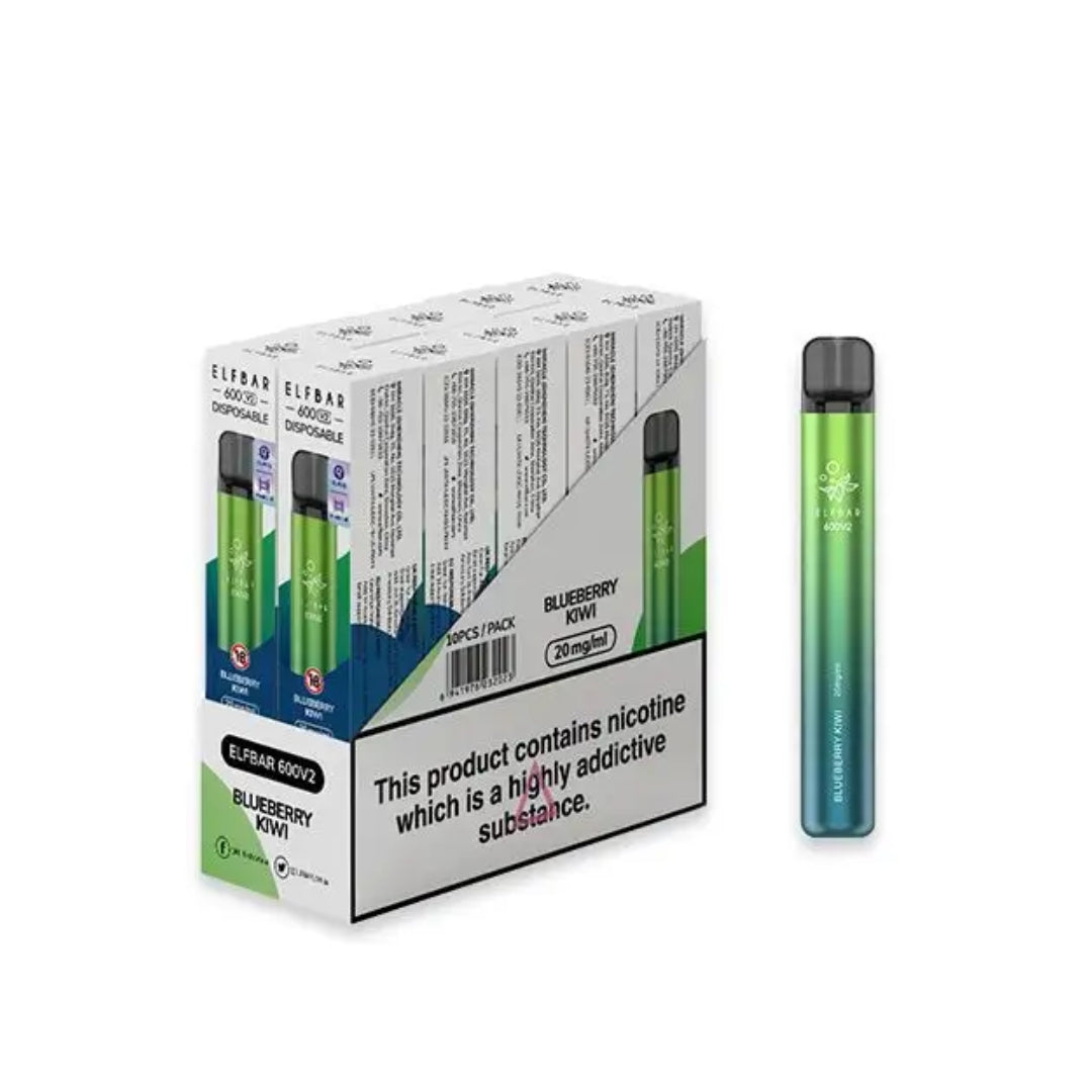 ELF BAR 600 Disposable Vape - 20mg (Pack of 10)