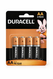 Duracell AA 4 Pack Batteries