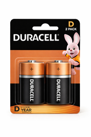 Duracell D Battery 2 Pack