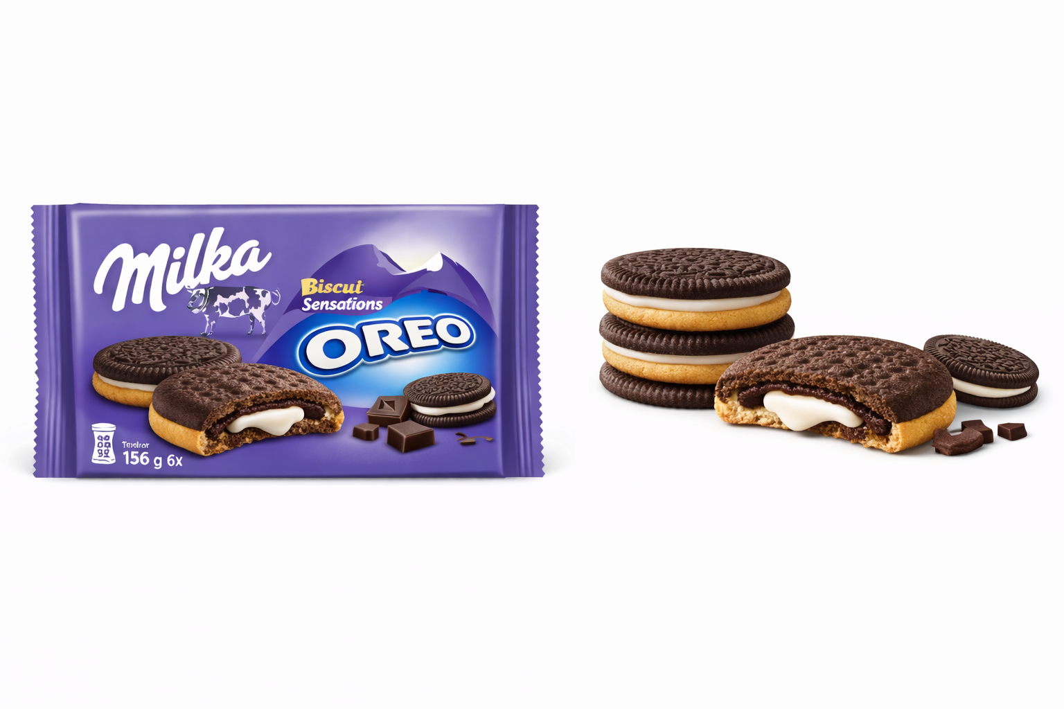 Milka Sensation Oreo Biscuits