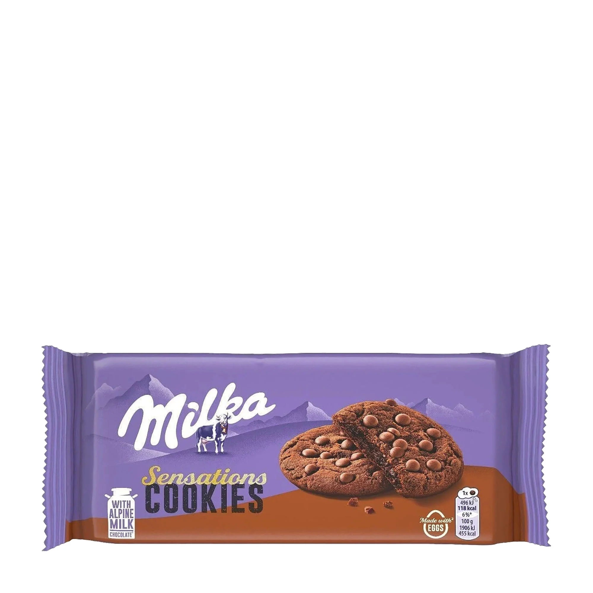 MILKA BISCUIT 156G SENS CHOCO INSIDE WHITE