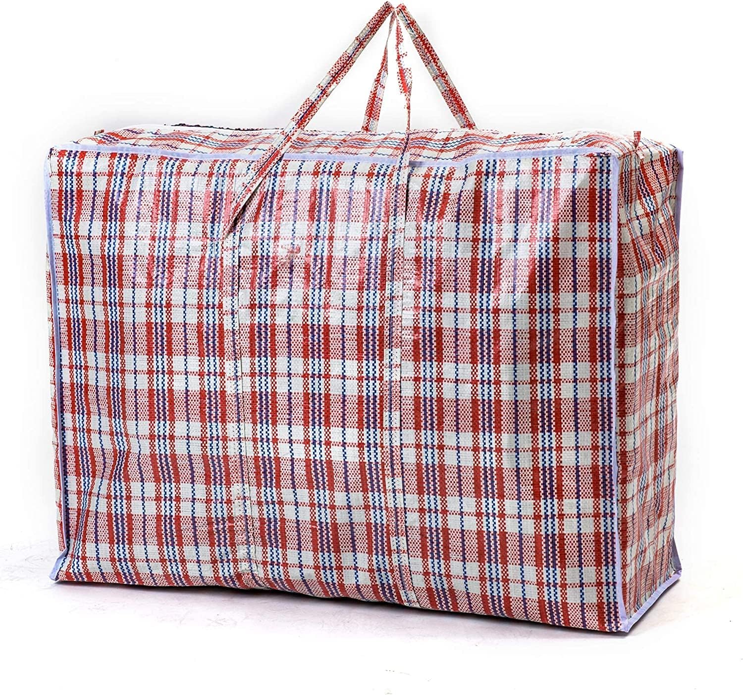 EXTRA LARGE Strong and Durable Laundry Bags – 80cm x 60cm – Reusable Storage Bags for Laundry, Moving, Shopping – Zip Closure – 3 Colour Options (Red, Black, Blue) – Carton of 100