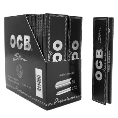 OCB Black Papers Slim x 50