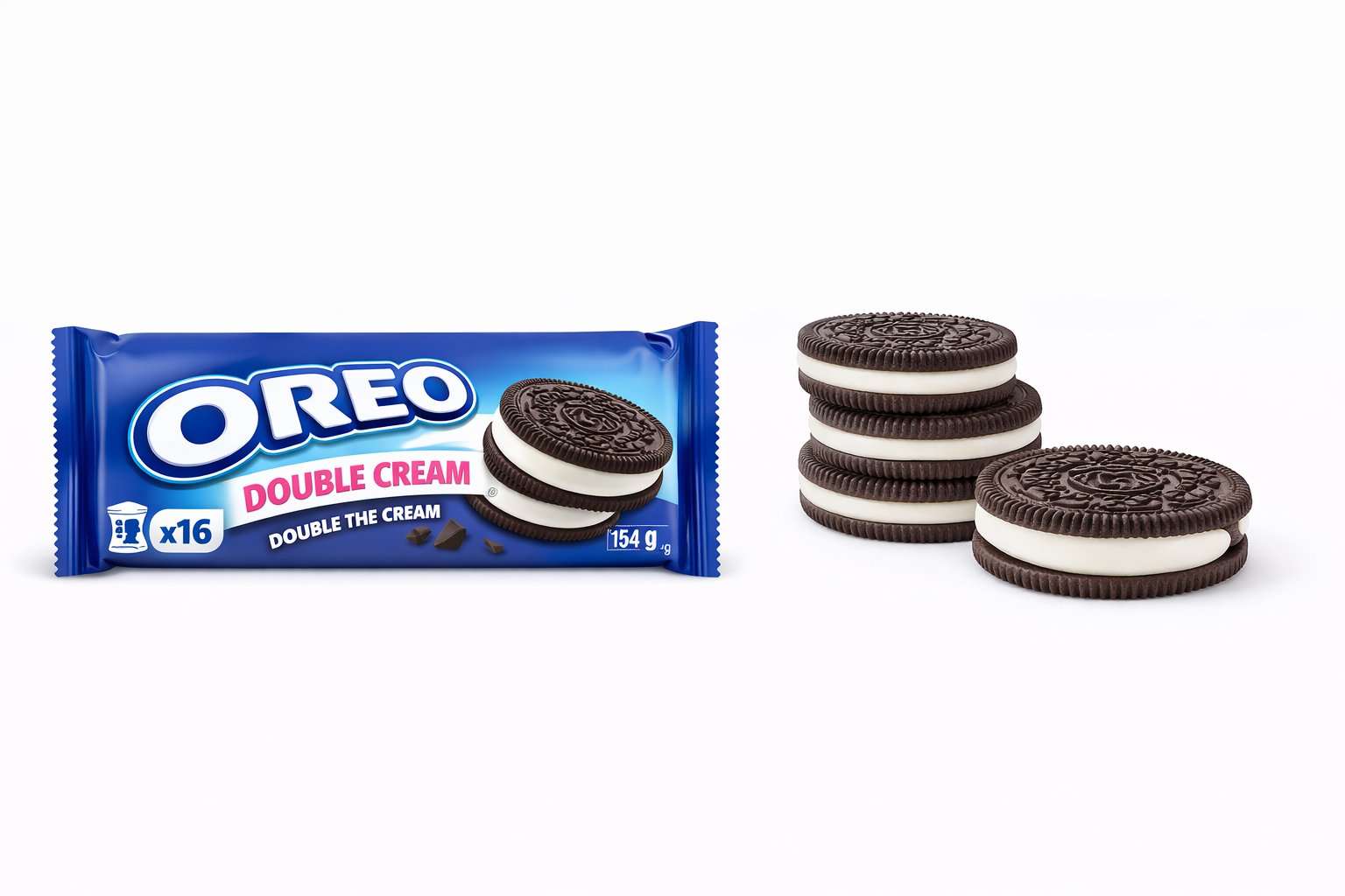 Oreo Double Cream 16 x 154g