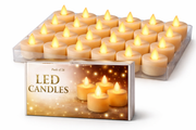 Pack Of 24 Led Candles Yellow