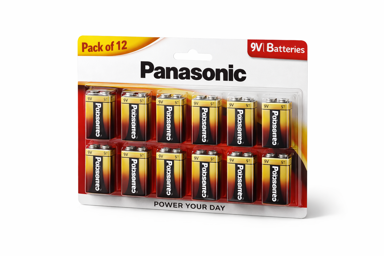 Panasonic 9V Batteries – Pack of 12
