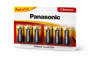Panasonic C Batteries – Pack of 12