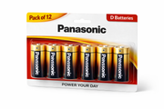 Panasonic D Batteries – Pack of 12