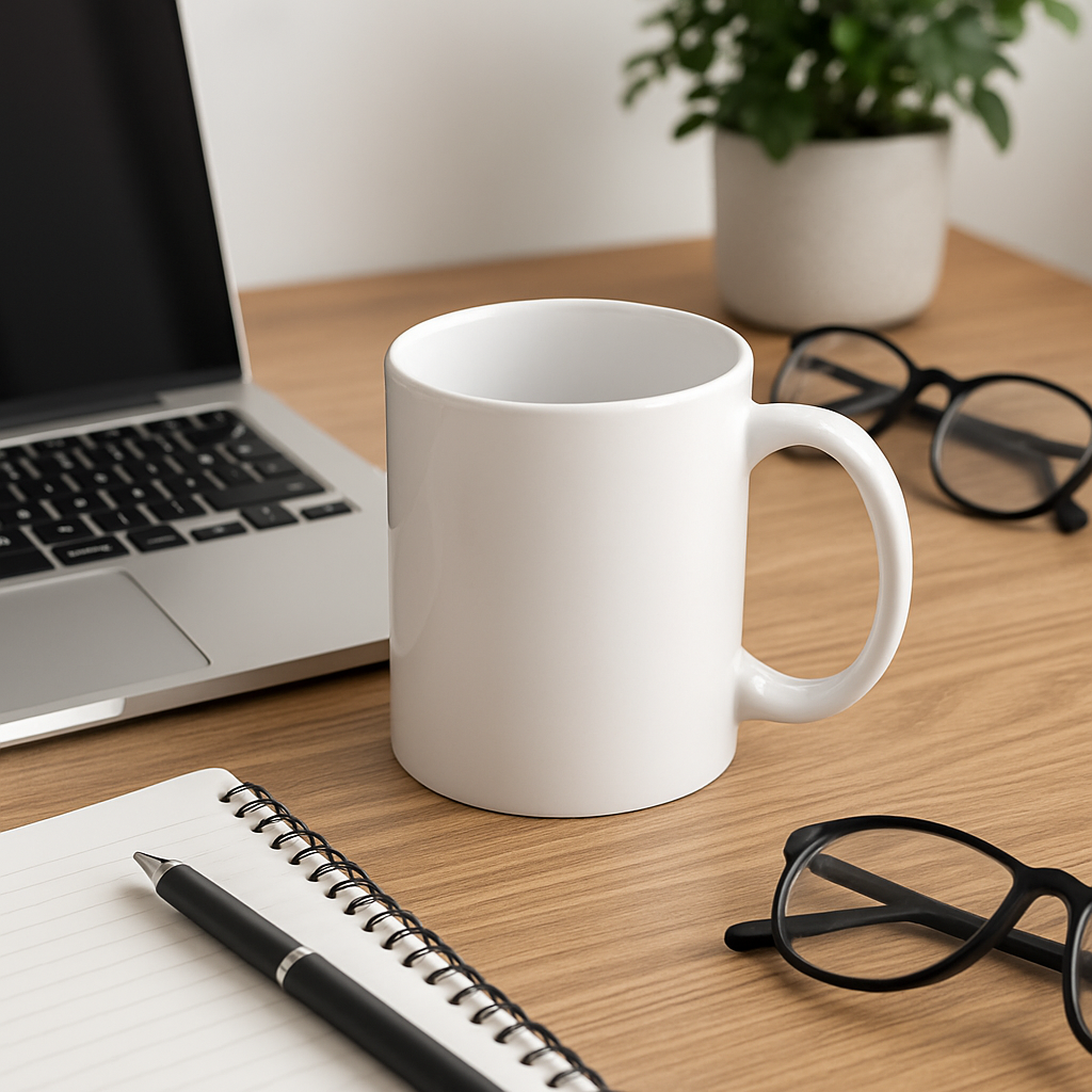 Plain White Ceramic Mugs – 11oz – Bulk Pack of 36 – Perfect for Sublimation, Printing, Personalisation, Events & Catering