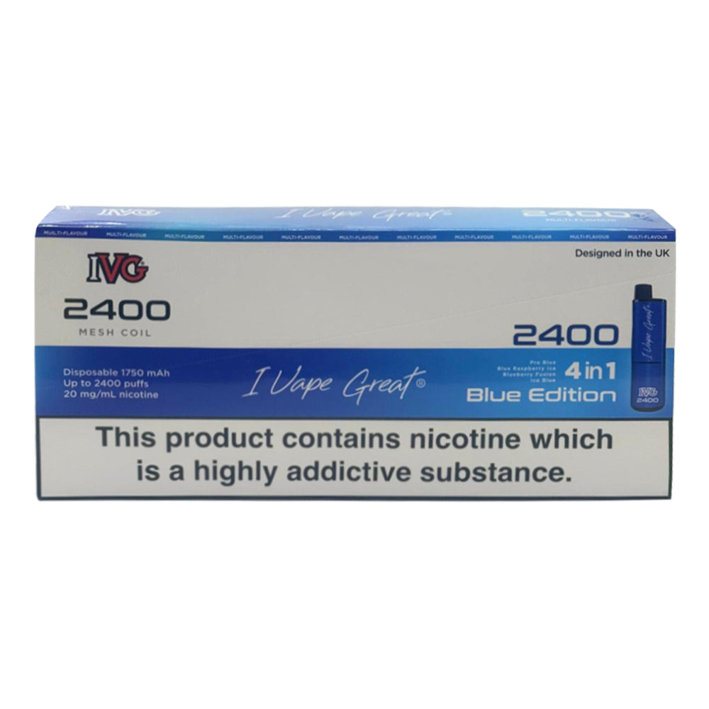 IVG 2400 Puffs Disposable Vape Pack of 5