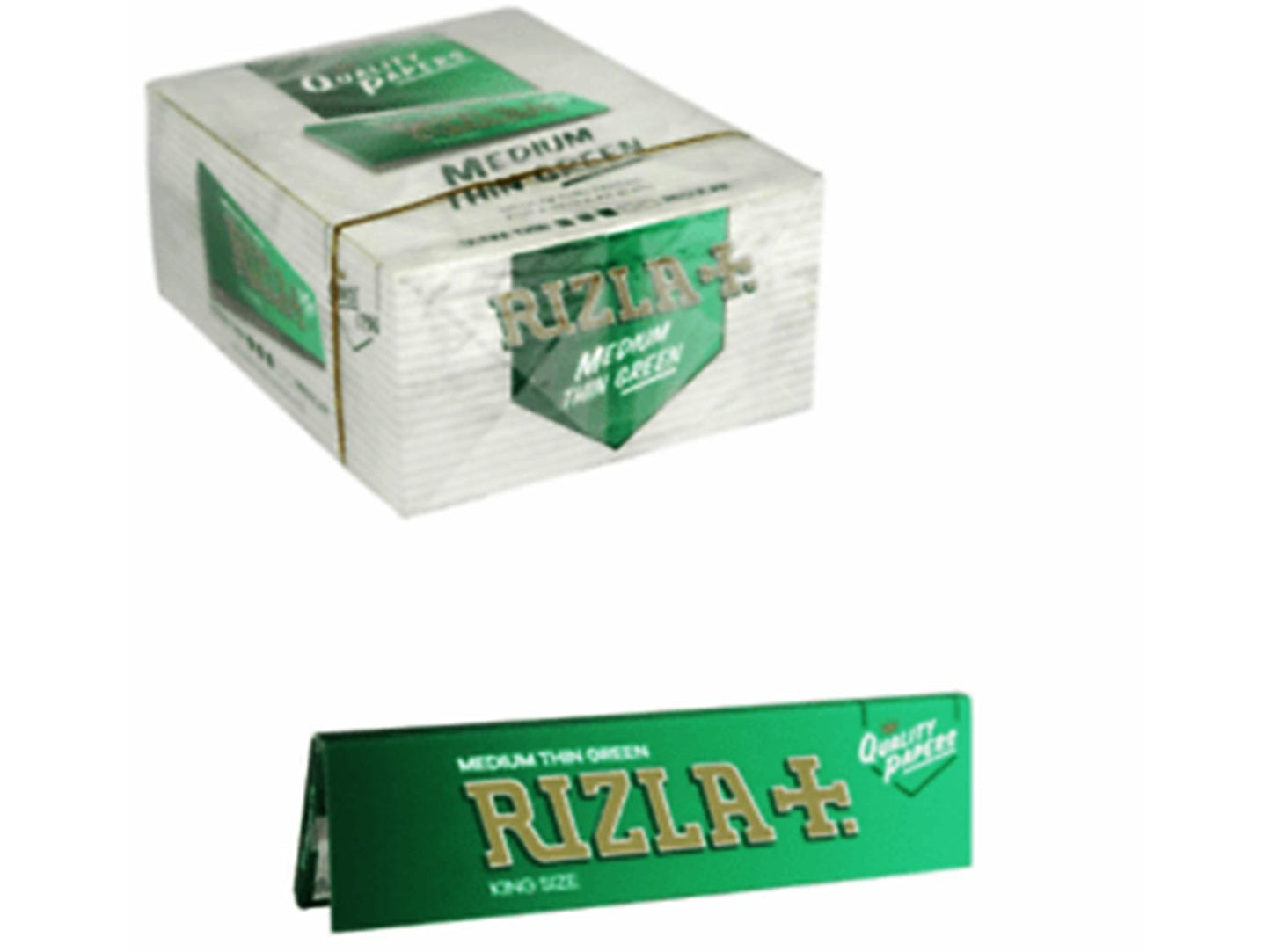 Rizla Green King Size Super Slim 50 Booklets Rolling Papers